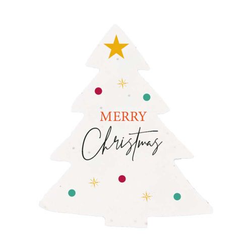 Seed paper Christmas tree A5 - Image 2